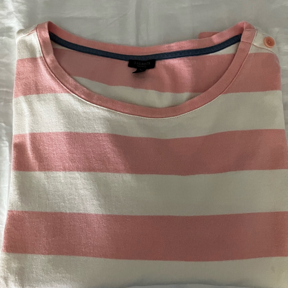 Talbots Pink Oversized Boxy T-Shirt 3XP